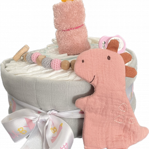 Windelkuchen Dino (rosa)