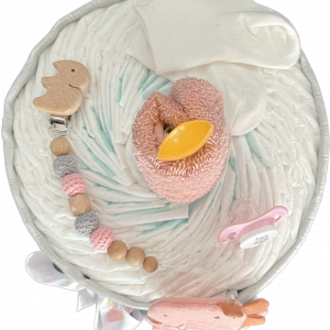 Windelkuchen Dino (rosa)
